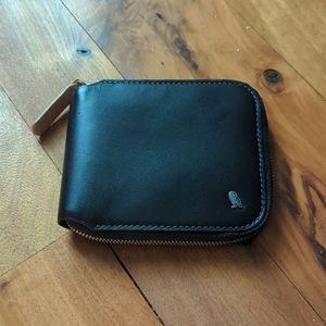 Bellroy Zip Wallet in Black Leather